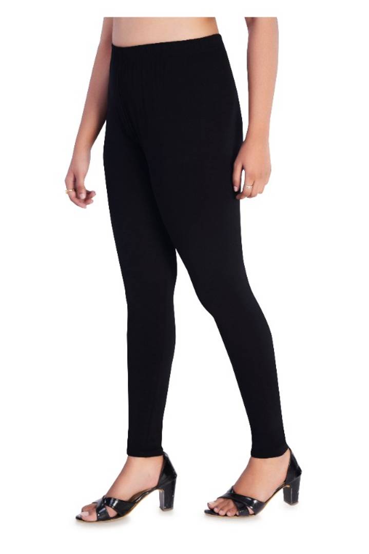 Women Worth Stretchable Ankel Length Cotton Lycra Leggings Combo Pack of 2